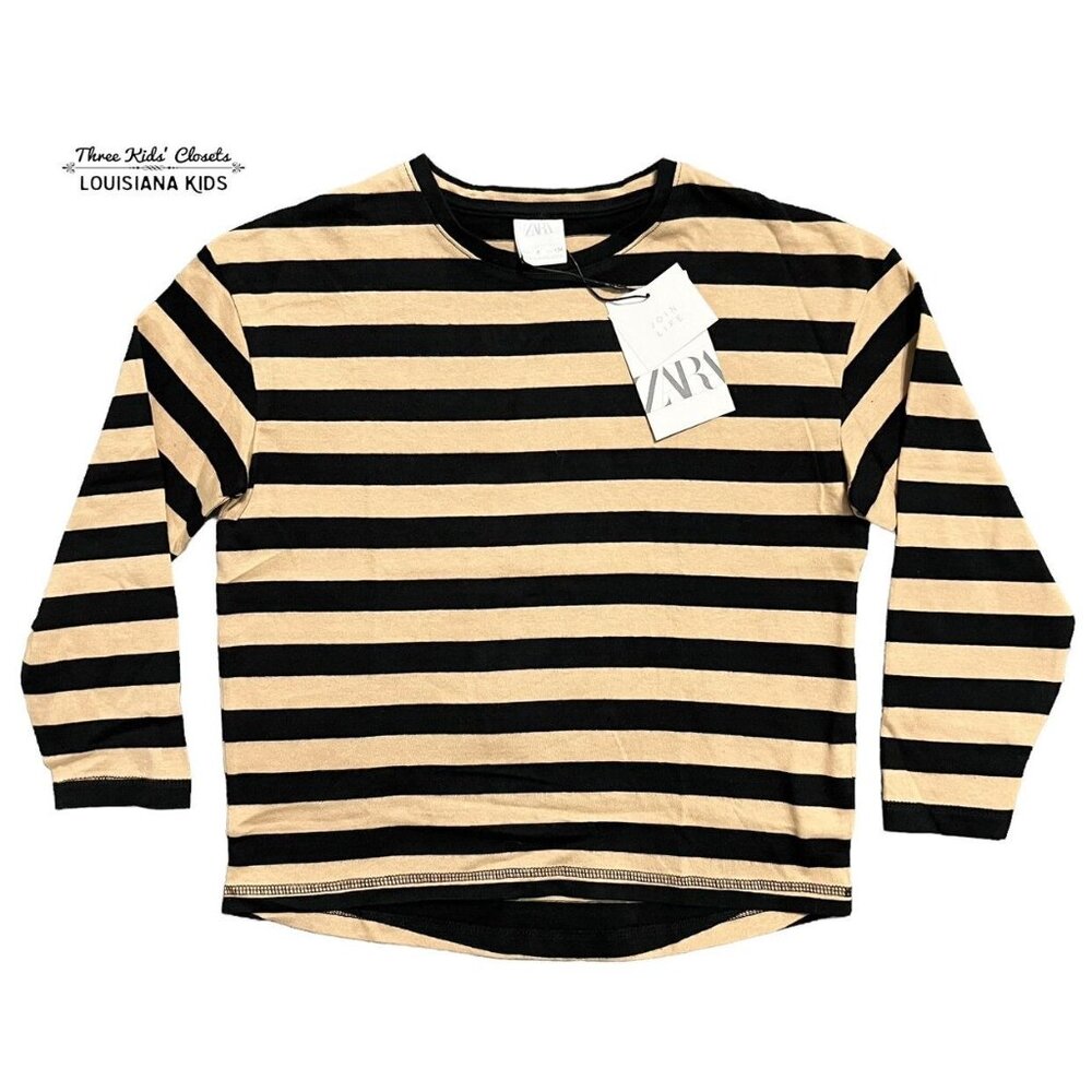 NEW Zara Sz 134 (9Y) Striped Shirt